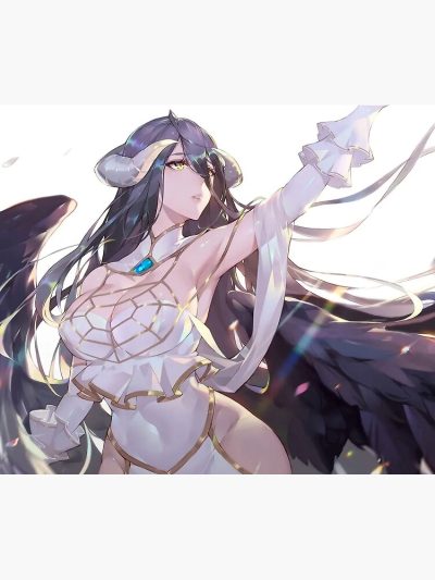 Albedo Best Waifu Tapestry Official Overlord  Merch