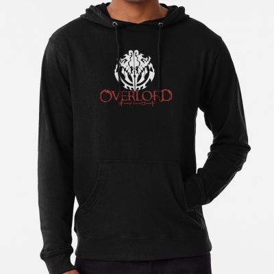 Red Overlord Hoodie Official Overlord  Merch