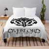Overlord Crest Throw Blanket Official Overlord  Merch