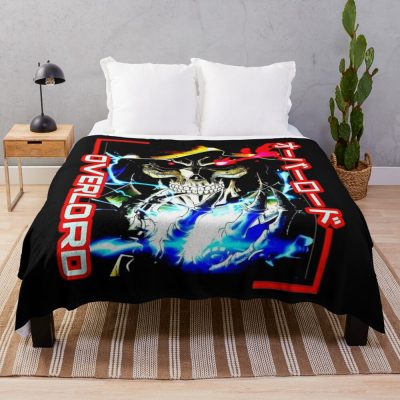 Momonga Overlord Throw Blanket Official Overlord  Merch