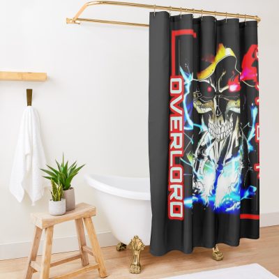Momonga Overlord Shower Curtain Official Overlord  Merch