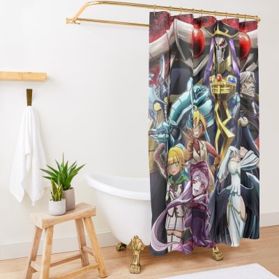 Anime Overlord Poster Shower Curtain Official Overlord  Merch