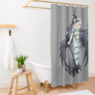 Albedo - Overlord Shower Curtain Official Overlord  Merch
