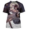 2023 New Japan Anime Overlord Albedo 3D Print T shirt Men Women Fashion Casual Harajuku Style - Overlord Shop