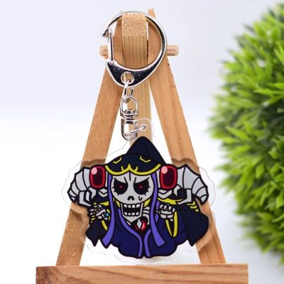 Overlord Keychain Double Sided Acrylic Cartoon Key Chain Pendant Anime Accessories Keyring Hot Sale 1 - Overlord Shop